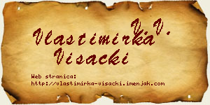 Vlastimirka Višacki vizit kartica